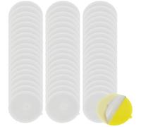 Vunanvu Lot de 40 tampons de recharge pour pièges à puces circulaires de 12 cm de diamètre - Jaune - Non toxique - Pour la maison, le jardin, les animaux domestiques - Contre les puces et les