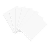 Vunanvu Lot de 6 Plaques en PP Blanc 30x21cm sous Main Bureau Papier Rigide pour Artisanat, Décoration et Modélisme Feuille Plastique Transparente pour Protections de Surface