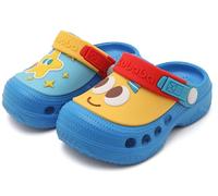 Vunavueya Bébé Sabots Mules Garçon EVA Clogs Chaussures de Jardin Fille Sandales Tongs de Piscine Plage Pantoufles Été Bleu 24/25 EU_160