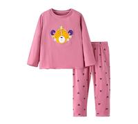 Vuncio Ensemble Hiver Fille 1-8 Ans Mignon Pantalon Et Haut Chemise Manche Longue Fluide Chic Pas Cher Dessin Animé Confortable Casual Vacances Automnes Homewear (3-4 Years)