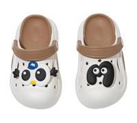 Vuncio Sabot Enfant Fille Garcon Ete Mignon Confort Chaussure Jardin Enfant Ado Antidérapant Souple Confortable Legere Animal Fashion Piscine Plage Casual Pantoufle (Kaki, 26)