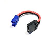VUNIVERSUM 1 adaptateur Premium EC3 mâle vers femelle Traxxas TRX femelle 10 cm 14 AWG Câble adaptateur haute tension Connecteur or câble adaptateur batterie Lipo ESC RC modélisme