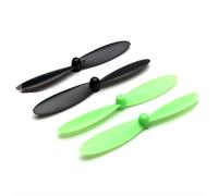 VUNIVERSUM Lot de 2 (8 pièces) de pales d'hélice de qualité supérieure pour drone copter RC Video One Ladybird Quadcopter 55 mm Noir Vert Modélisme