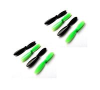 VUNIVERSUM Lot de 8 hélices de rotor Ninetec Spyforce 1 One Mini quadricoptère Copter Noir Vert Lames 55 mm de Mr.Plug Modellbau®