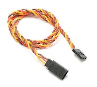 VUNIVERSUM Mr.Stecker Modellbau® - Lot de 5 câbles servo torsadés - 100 cm - 1 m - 22 AWG - Mâle vers femelle