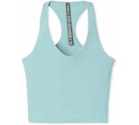 Vuori - Débardeur avec soutien-gorge intégré - Halo Performance Crop Tank 2.0 W Sea Spray Heather pour Femme - Taille S - Bleu Bleu S