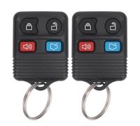 Vurkcy Lot de 2 télécommandes sans ompatibles avec Ford Escape Explorer Expedition Focus Fusion Mustang Taurus, Lincoln, Mercury, Mazda, remplacement pour CWTWB1U345, 4 boutons