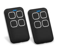 Vusddy 2 Pièces Télécommande De Porte De Garage 868 MHz,Compatible 868 MHz,Télécommande Radio 4 Canaux,Ouvre-Porte De Garage Universel 868 MHz