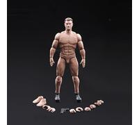 VUSLB 1/12 Scale Homme Figurines d'action Body 15,2 cm Homme Figurine Body Man Strong Musculaire Flexible Miniature Action Figurines Body Doll Collection