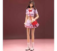 VUSLB 1/6 Scale Féminine Féminine Poupée Vêtements, Haut + Jupe Costume Uniforme pour Figurines d'action féminines de 30,5 cm - Violet