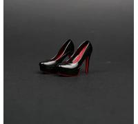 VUSLB Chaussures à talons hauts pour femme - En cuir - Accessoire de modèle pour figurine d'action PH TBL JO de 30,5 cm - Noir