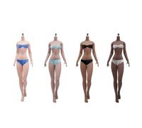 VUSLB TBLeague Body femme échelle 1/6, 30,5 cm, super flexible, petite poitrine sans couture, figurine d'action miniature, collection (S44B peau marron sans tête)
