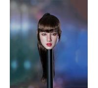 VUSLB Tête de peau sculptée 1/6 pour fille asiatique Suntan pour femme de 30,5 cm PH TBL JO Action Figure Body Collection (H)