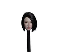 VUSLB Tête de peau sculptée 1/6 pour fille asiatique Suntan Skin, pour femme de 30,5 cm, PH TBL JO Action Figure Body Collection (cheveux noirs courts)
