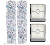 VUSZR 2Pcs Rouleau à brosses multi-surface + 2Pcs Filtre de remplacement pour Bissell CrossWave X7 BROSSE ET ACCESSOIRE D’ASPIRAT