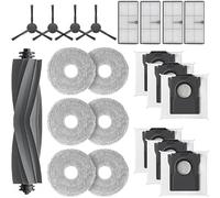 VUSZR Kit d'Accessoires 21 Pièces pour Dreame L10s Pro Ultra Heat, L10s Ultra Gen 2, X30 Ultra, Mova E30 Ultra, avec Brosses, Filtres HEPA, Lingettes et Sacs à Poussière 2,5L