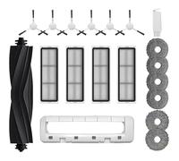 VUSZR Kit de Remplacement 19 Pièces Compatible avec Dreame L10s Ultra, L10 Prime, L10s Pro Gen 2, L10s Plus, Xiaomi Robot X10+/X20+, Brosses, Filtres HEPA, Serpillières