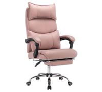 vutizal Chaise de bureau ergonomique avec appui-tête et soutien lombaire - Fauteuil de bureau réglable en hauteur - Charge maximale : 150 kg - Chaise pivotante avec assise en maille respirante - Pour