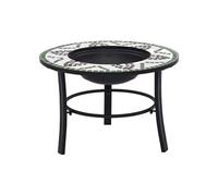 Vuurschaal mozaÃ¯ek 68 cm keramiek groen46722