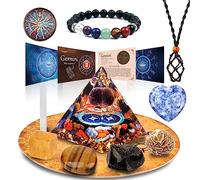 Vuuuuv horoscope pyramide organique, Gemini guérison Cristal Cadeau set, Pierre du zodiaque à Pierre de naissance partenaire, Astrologie, Reiki, générateur d'énergie, méditation