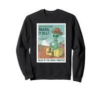 Vœux d'un Cowboy Extraterrestre venant de Mars Space UFO Retro Western Sweatshirt
