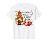 Vœux en Pain d'épice et Bisous au Cacao, Cadeaux de Nains de Noël T-Shirt