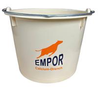 Vuxxx Seau Empor, 20 L Avec échelle graduée en litres, certifié GMP+ FSA