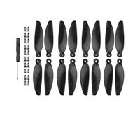 Vuzmode 1/2/4 Paire de pales d'hélice en Fiber Carbone à Faible Bruit avec vis Impact, for DJI Mavic Mini Drone 9 Pouces à hélice bipale(4 Pair)