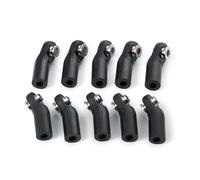 Vuzmode 10 pièces M4 ABS Embout de Tige de Direction Boules de Liaison connecteur de tête de Joint 1/10 RC modèle de Voiture sur chenilles Jouet pièces de Bricolage Rc(B)