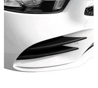 Vuzmode 1920, for Mercedes-Benz, Classe A A200l A220l A180l Bande décorative de Lame de feu antibrouillard Avant Patch Bande Brillante Garniture de feu antibrouillard Avant(Piano Black)