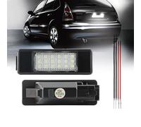 Vuzmode 2 lampes LED de plaque d'immatriculation de voiture, for citroën DS5 DS3 c-elysée C4 C4, for Picasso C3 C5, for Berlingo C2 C6 C8 Jumpy Evasion Lampe de plaque d'immatriculation à LED pour rem