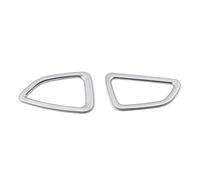 Vuzmode 2 pièces Autocollant d'anneau de décoration intérieure de Couvercle de Sortie de climatisation, for Mercedes-Benz GLA CLA Classe A Garnitures chromées ABS Accessoire pour Grille d'aération de