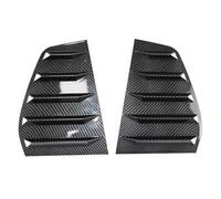 Vuzmode 2 pièces de persiennes de fenêtre arrière de Voiture, Garniture de Couverture de Stores, for VW, for Golf Mk6 hayon 2009-2012 (Pas GTI) Cache-persiennes de Voiture(Carbon Fiber Look)
