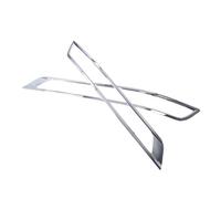 Vuzmode 2 pièces, for, for Q5 FY 2018 2019, style de voiture brillant ABS Chrome feu arrière antibrouillard cadre lampe garniture couverture Cache de phare antibrouillard avant de voiture