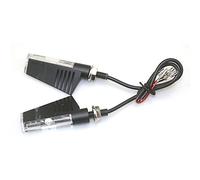 Vuzmode 2 pièces moto lumière DRL clignotant indicateur 12V Chopper café Racer 400 Ltz XJ6 Z750 ER6N MT07 R3 R6 Indicateur de signalisation pour moto(Type C)