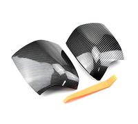 Vuzmode 2pcs Car Rearview Mirror Covers Rear View Mirror Cover, for Ford, 2005-2008, for Focus, Auto Replacement Parts Coque de rétroviseur de Voiture(with Lights-2)