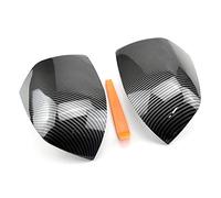 Vuzmode 2pcs Car Rearview Mirror Covers Rear View Mirror Cover, for Ford, 2005-2008, for Focus, Auto Replacement Parts Coque de rétroviseur de Voiture(No Light-2)