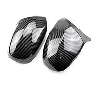 Vuzmode 2X ABS Car Rear View Mirror Cover Cap Side Mirror Covers, for, E81 E82 E87 E88 E90 E91 E92 E93 2010-2013 LCI Model M3 Style Coque de rétroviseur de Voiture(Carbon Pattern)