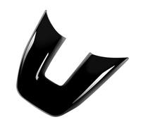Vuzmode 3X Autocollant Décoration Cadre Découpé Panneau De Stock Roulant Modèle V Noir Brillant Voiture, for Vezel, HR-V HRV 2021 2022 Autocollant pour Volant