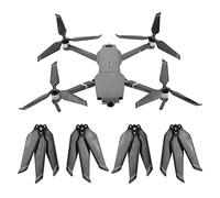 Vuzmode 4 pièces 8743F hélice en Fiber de Carbone 3 Lames 8743 Accessoires Lame Pliante Rechange, for Drone DJI Mavic 2 Pro Zoom Drone 9 Pouces à hélice bipale(1 Pair)