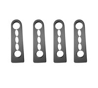 Vuzmode 4Pcs Serrure de Porte Voiture Insonorisant Amortisseur Tampon Bouchon Joint Bruit, for NISSAN, for X-TRAIL, T31 2007 2008 2009 2010 2011 2012 2013 Amortisseur de portière de voiture