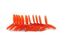 Vuzmode 5 Paires d'hélices à 3 pales 3050 3x5x3, for Drone Conduit RC 130mm 140mm Pouces, Cure-Dents Cinewhoop, Moteur sans balais 1404 1306 1507 Drone 9 Pouces à hélice bipale(5Pairs Red)
