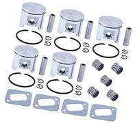 Vuzmode 5 x roulement à anneau de Piston 42mm, for Husqvarna, 340 345 350 346 XP, for JONSERED, 2141 2145 2150 joint de silencieux de tronçonneuse 503907371 Segment de piston