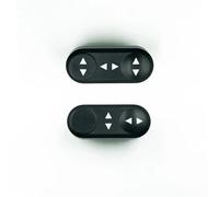 Vuzmode 980145096 980145095 Cache-bouton de réglage avant for siège et dossier, for Granturismo, Grancabrio Quattroporte Ensemble de boutons de réglage automatique du siège(Back)