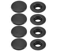 Vuzmode A10e-4x Clips de fixation for tapis de voiture, moquette, sol, noir, for Mercedes, Benz, 6680520 Couvercle de séparation de prise du panneau arrière