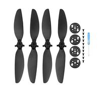 Vuzmode Accessoires de pièces Rechange Ventilateurs d'aile Remplacement Lame d'accessoires légers d'hélice à dégagement Rapide, for Drone DJI Mavic Mini/Mini 2 Drone 9 Pouces à hélice bipale(Schwarz)