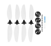 Vuzmode Accessoires de pièces Rechange Ventilateurs d'aile Remplacement Lame d'accessoires légers d'hélice à dégagement Rapide, for Drone DJI Mavic Mini/Mini 2 Drone 9 Pouces à hélice bipale(White)