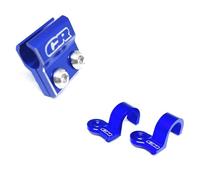 Vuzmode Accessoires moto CR LOGO ligne de frein avant arrière tuyau guide de câble pince CR80R CR85R CR 80R 85R 1998-2007 Collier de serrage de flexible de frein(1 Kit- Blue)