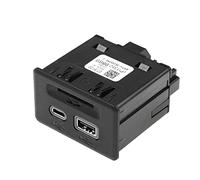 Vuzmode Adaptateur de Port USB AUX, Carte SD USB-C, for Sierra, for Silverado 1500 2019 13529869 13525431 Prise USB pour Voiture