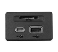 Vuzmode Adaptateur de Port USB AUX, Carte SD USB-C, for Sierra, for Silverado 1500 2019, Accessoires Voiture 13529869 13525431 Prise USB pour Voiture